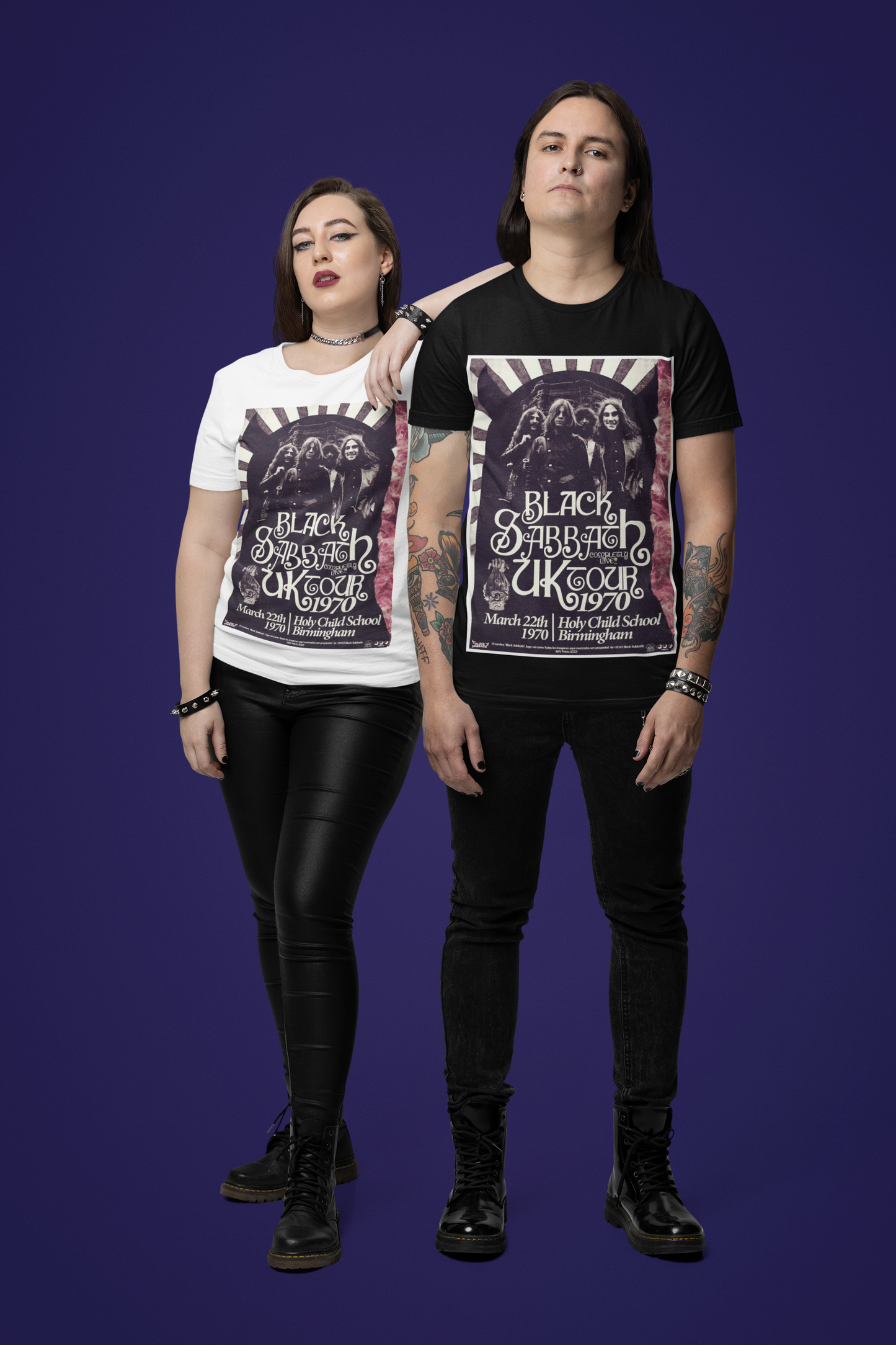 Playera Black Sabath UK Tour - Unisex